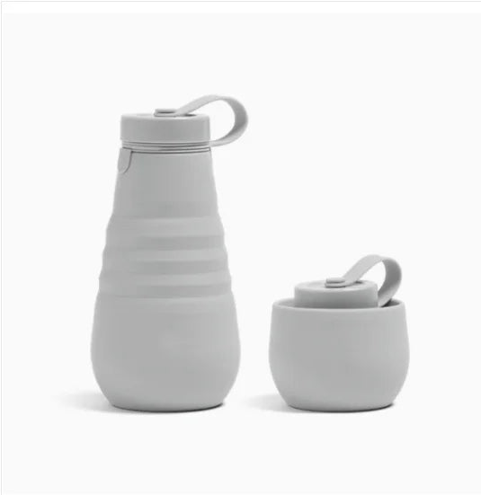 Collapsible Reusable Silicone Water Bottle