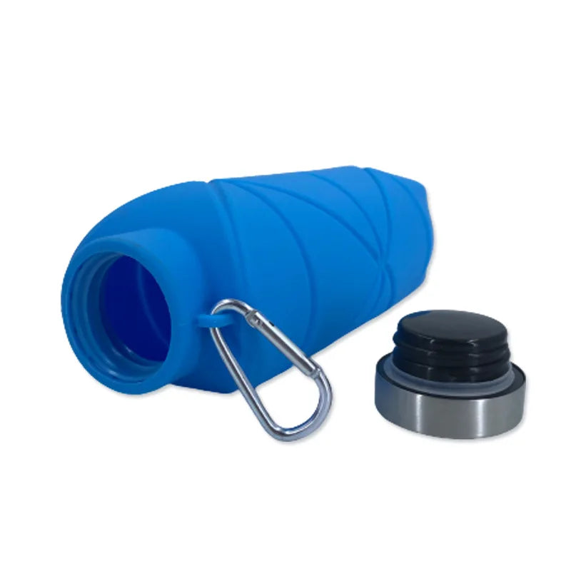 Collapsible Reusable Silicone Water Bottle