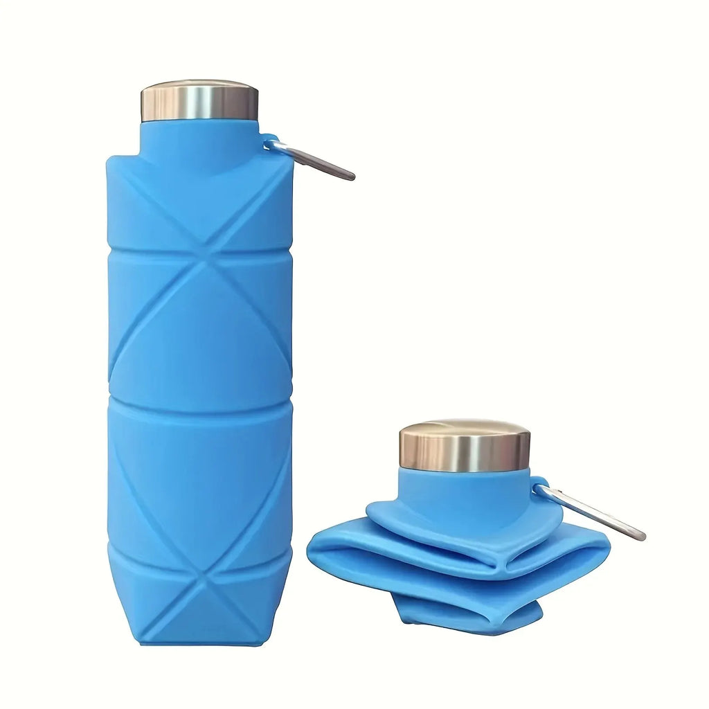 Collapsible Reusable Silicone Water Bottle